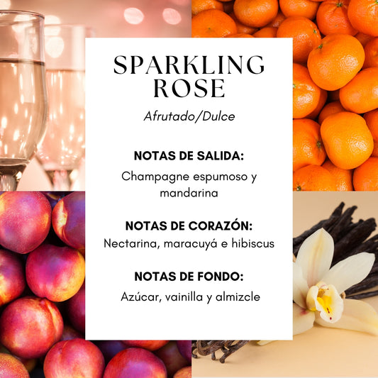 Sparkling Rosé Classic Candle - Champagne | Frutos rojos | Vainilla