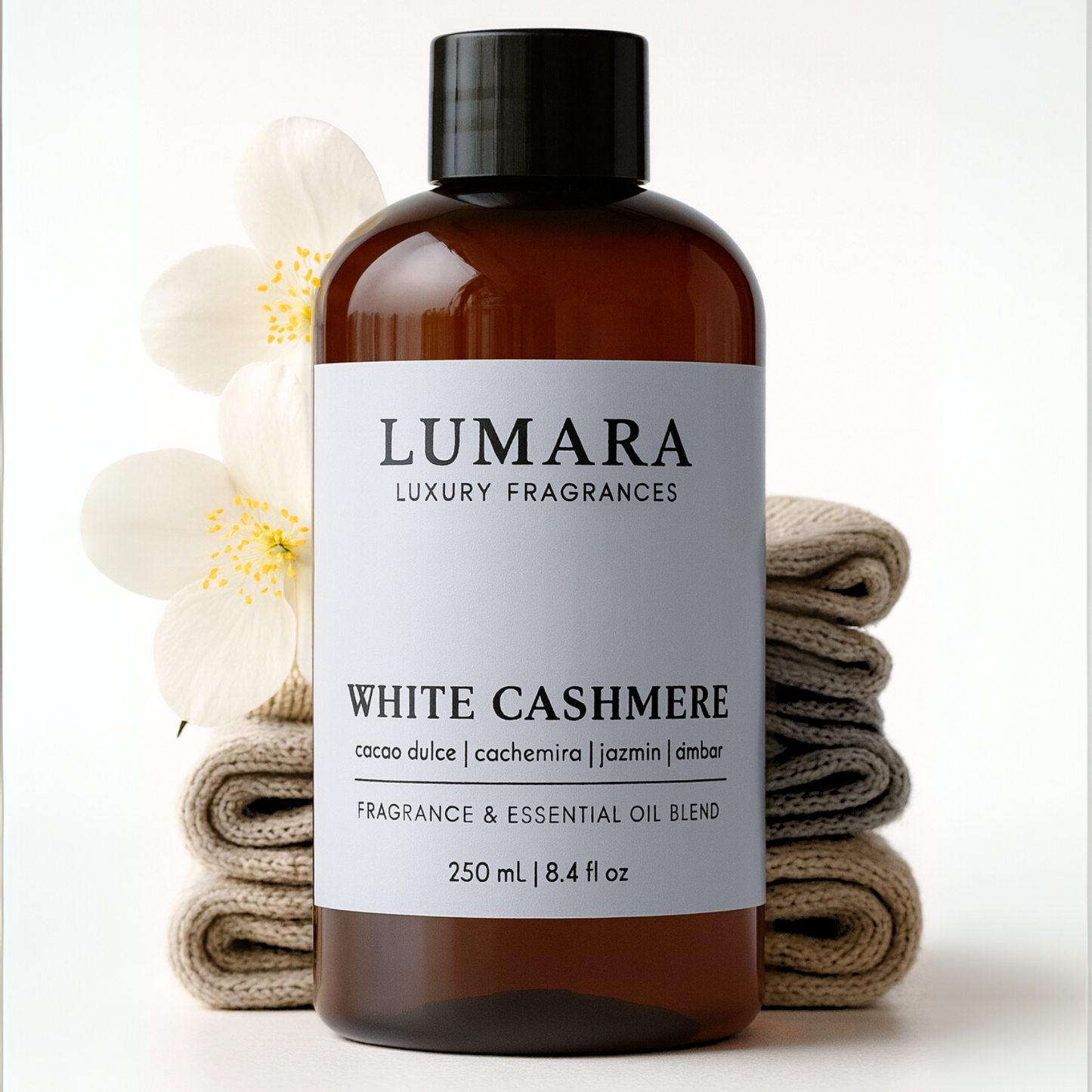 White Cashmere Fragrance Oil- Cachemira|Cacao|Ámbar
