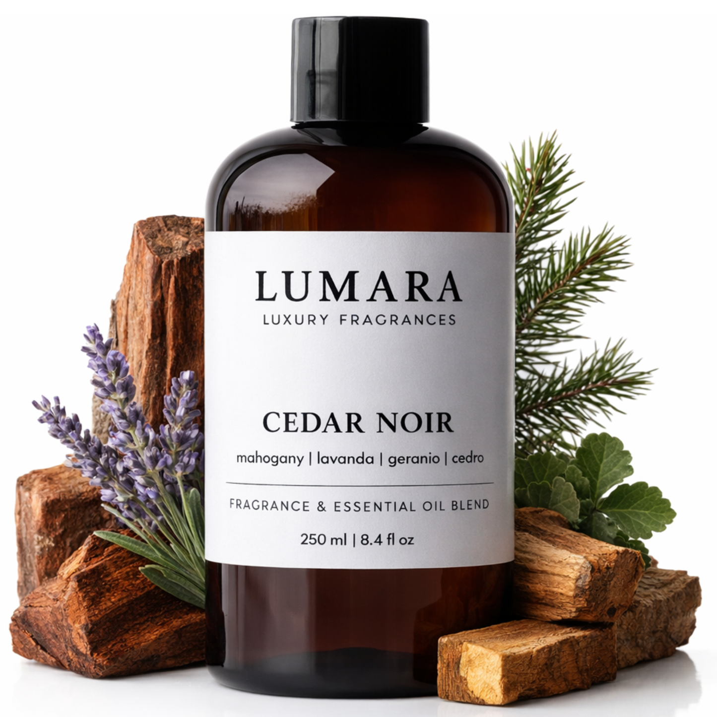 Cedar Noir Fragrance Oil- Inspirado en Mahogany Teakwood