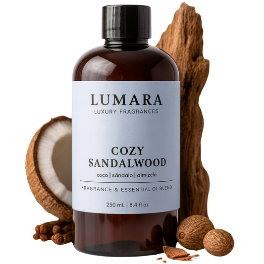 Cozy Sandalwood Fragrance Oil- Inspirado en Coconut & Sandalwood