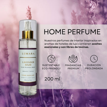 Lavender Haze Home Perfume - Lavanda | Flor de Luna | Almizcle
